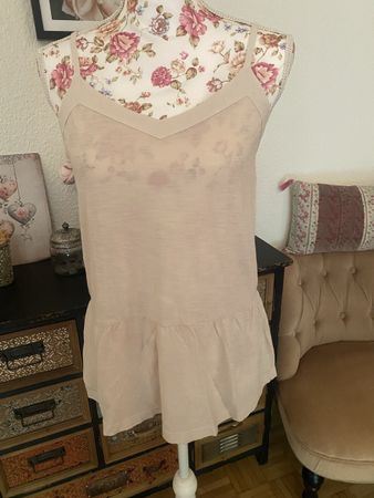 Trägershirt creme von lykkelig Gr XS