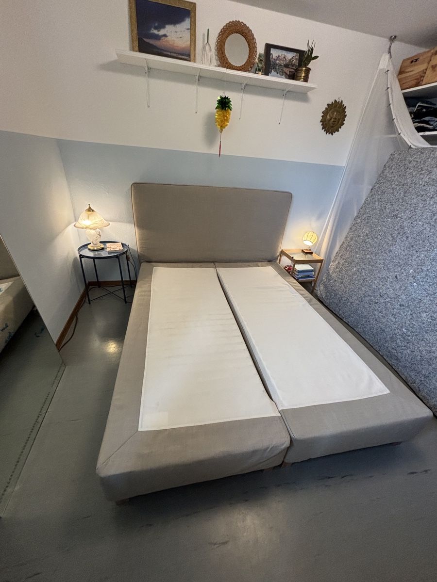 Letti: Ikea Dunvik Boxspringbett 160 x 200 – Usato da Zürich venduto da sweety812 1