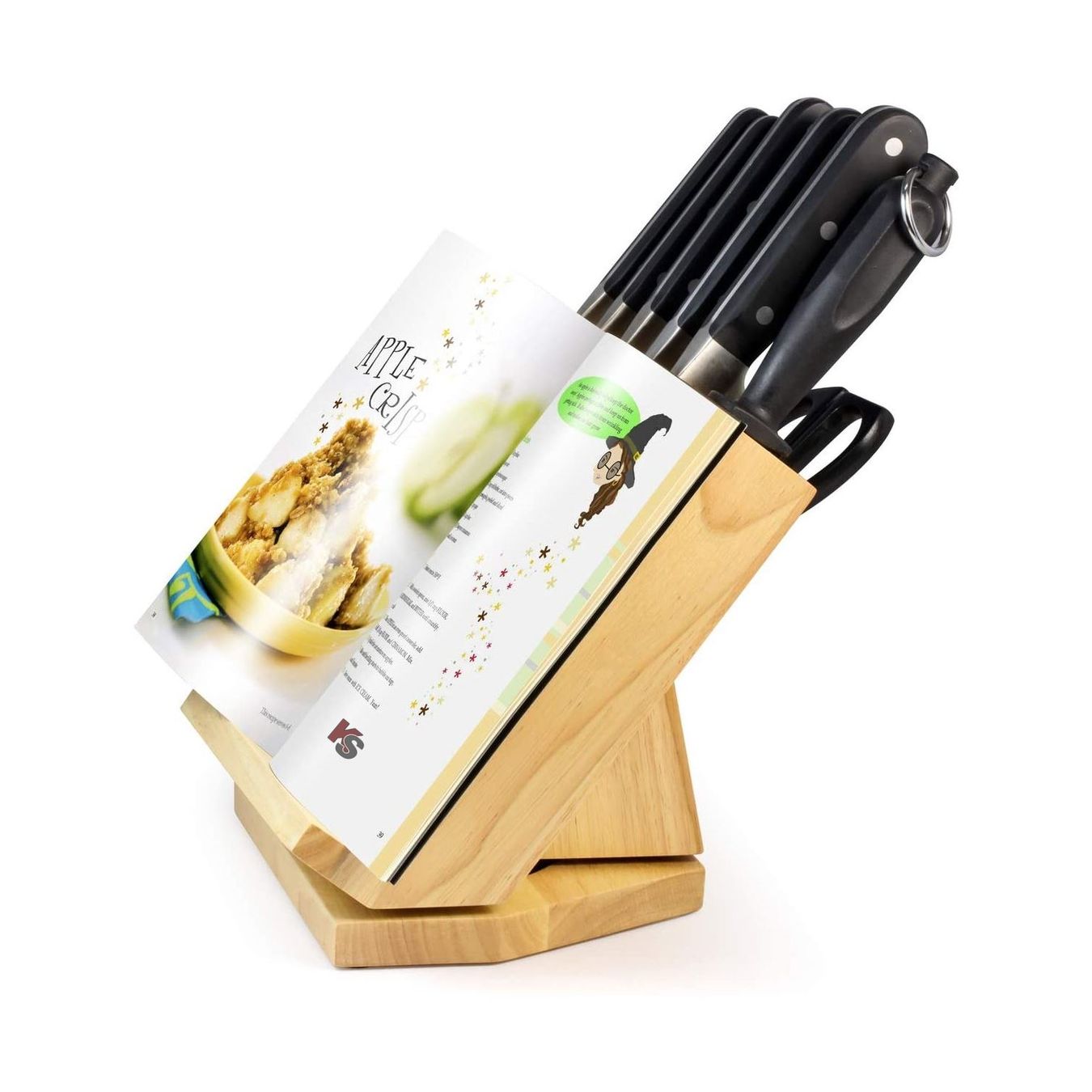 Coltelli: Messerblock mit Tabletthalter und Messer – Nuovo e nell'imballaggio originale da Wettingen venduto da kochshop 4