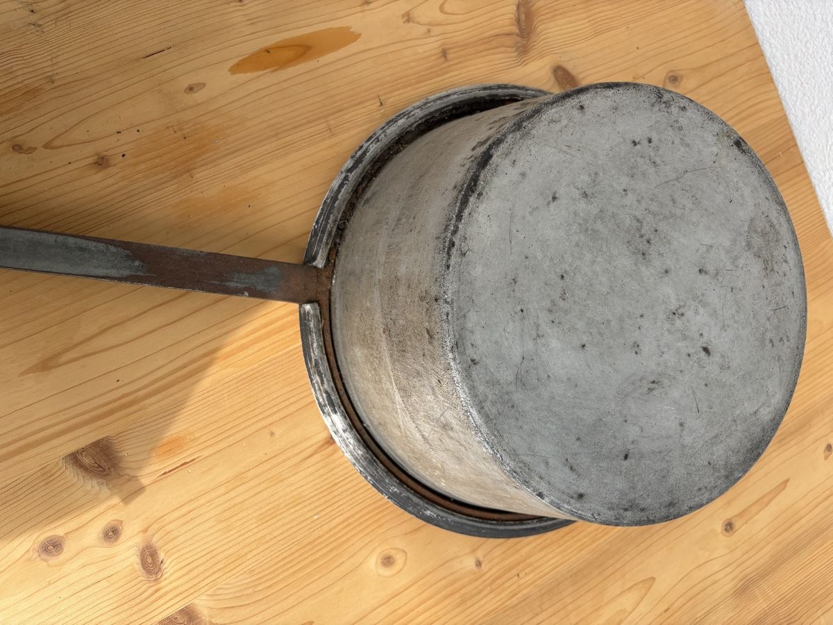Padelle: Antike Pfannen für Holzherd – Usato da Büron venduto da Singer19 5