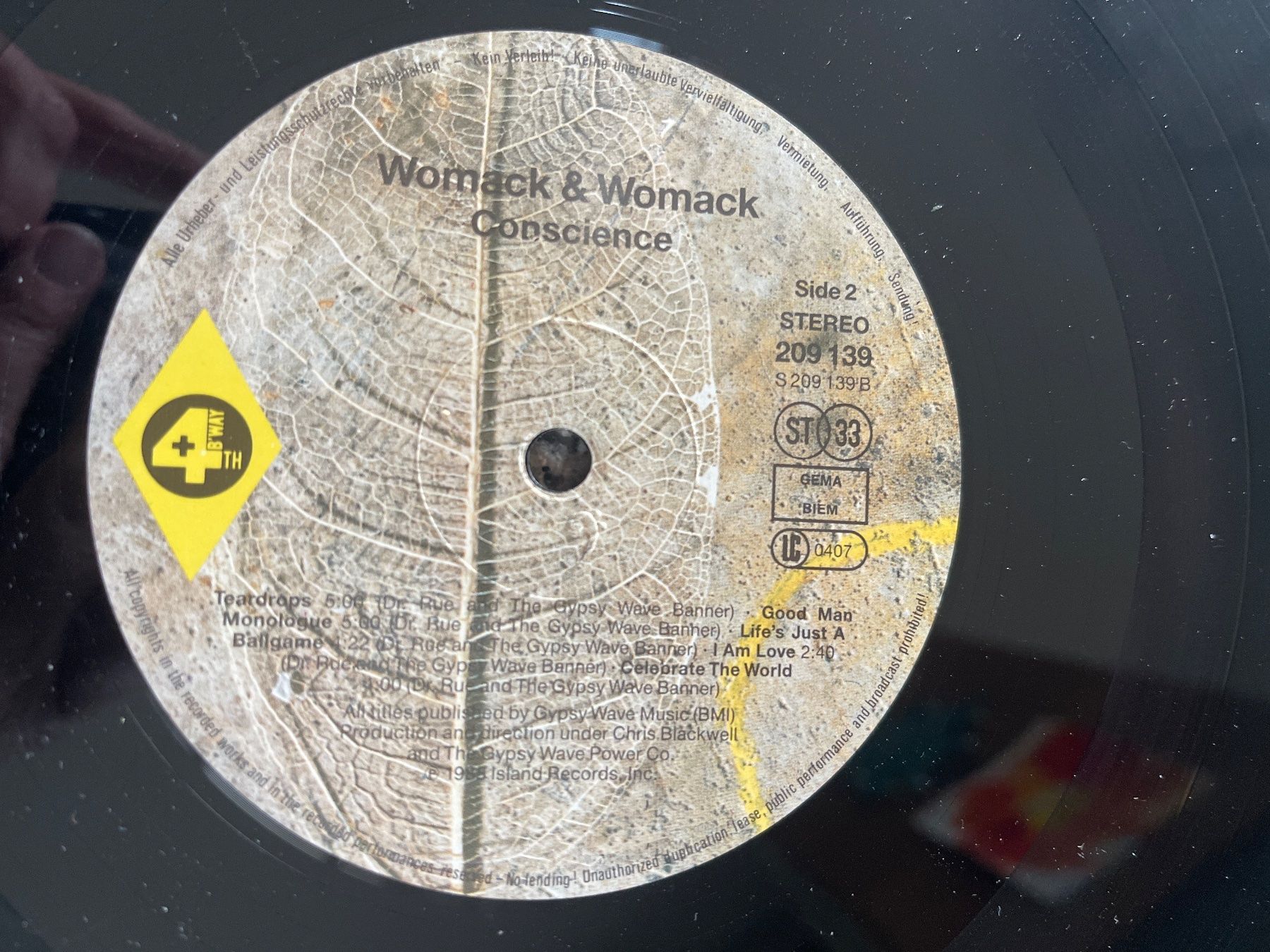 Schallplatten: A153/Womack & Womack - Conscience – Gebraucht aus Frutigen von Philippe_jsp 2