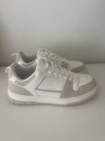 Sneaker weiss/beige Gr. 38 Turnschuh