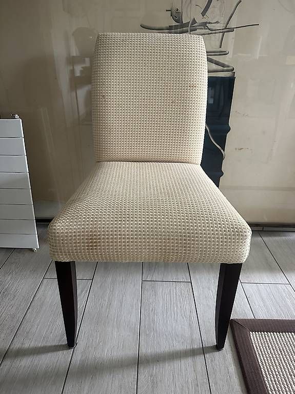 Tessuti: 10 chaisse tissu avec housse  – Usato da begnins venduto da Alfabella