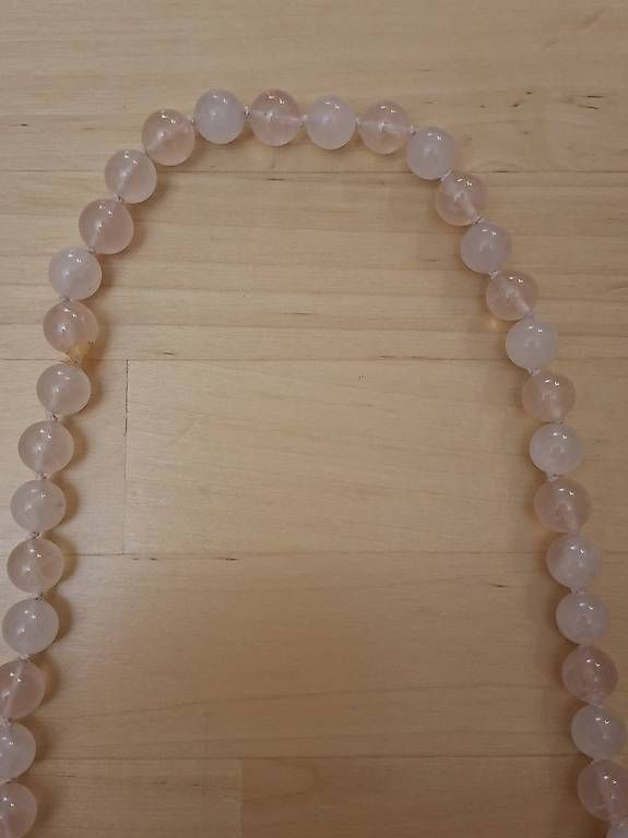 Catenine: Lange Halskette aus Rosenquartz – Usato da Wabern venduto da amo_pp26 2