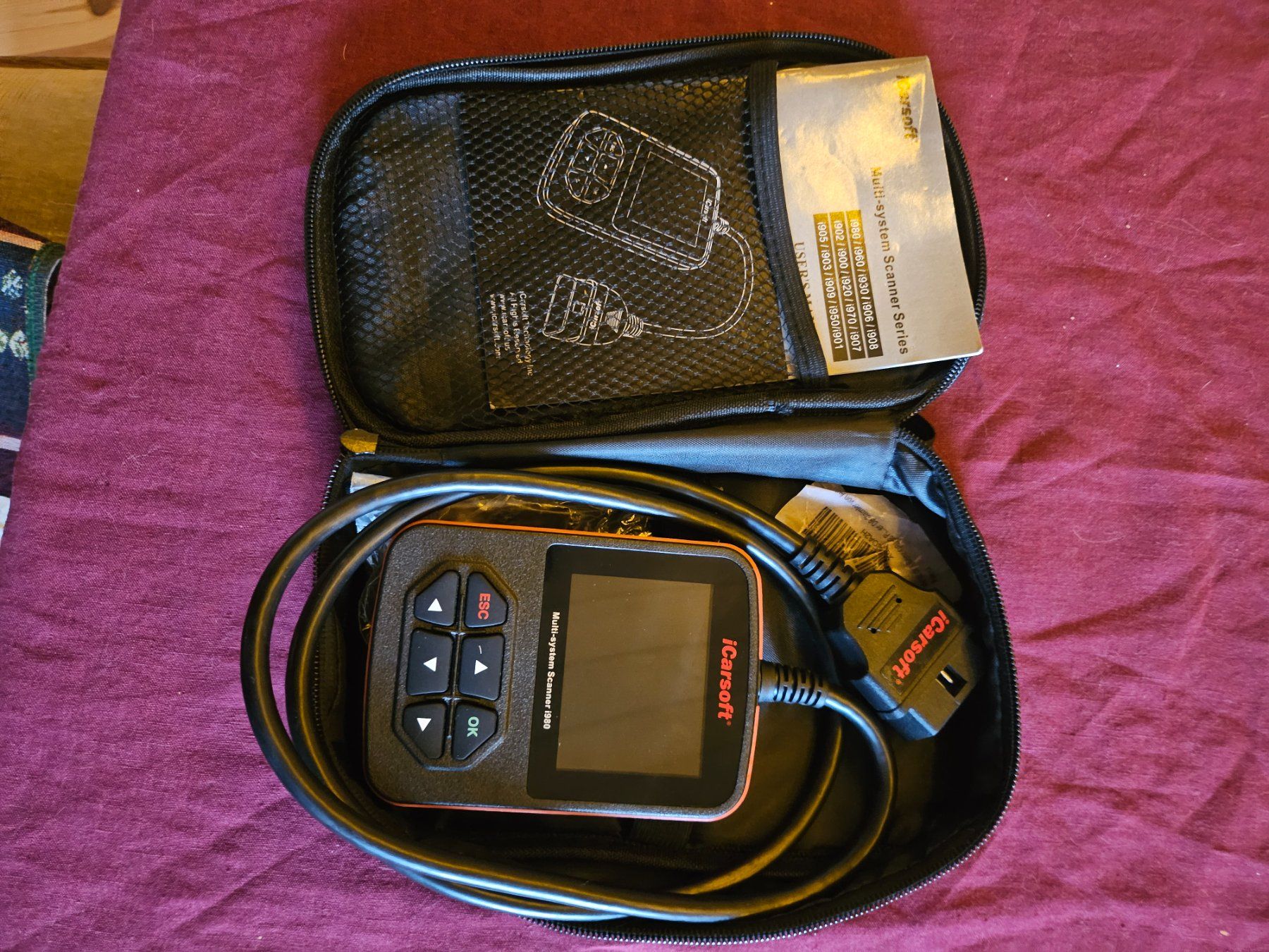 Misurare: Mercedes Diagnosescanner iCARSOFT i980 – Usato da Bremgarten AG venduto da sgohr 1