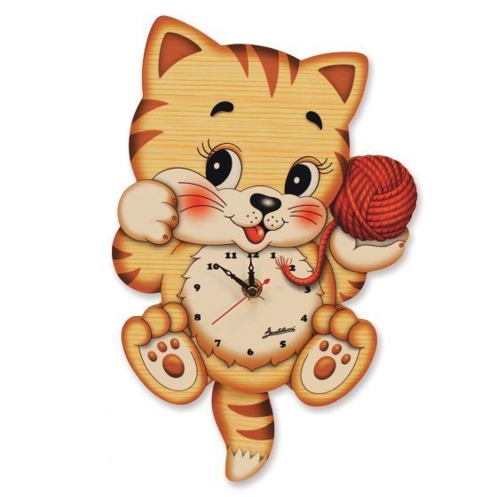 Giocattoli: Katze Pendeluhr Holz Bartolucci – Nuovo e nell'imballaggio originale da Müntschemier venduto da Fee_00