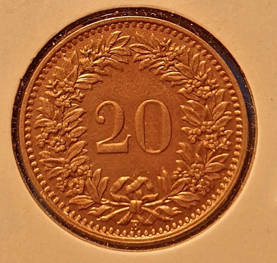 Tutti le monete: 20 Rappen 1939 – Usato da Egerkingen venduto da Acc1 1