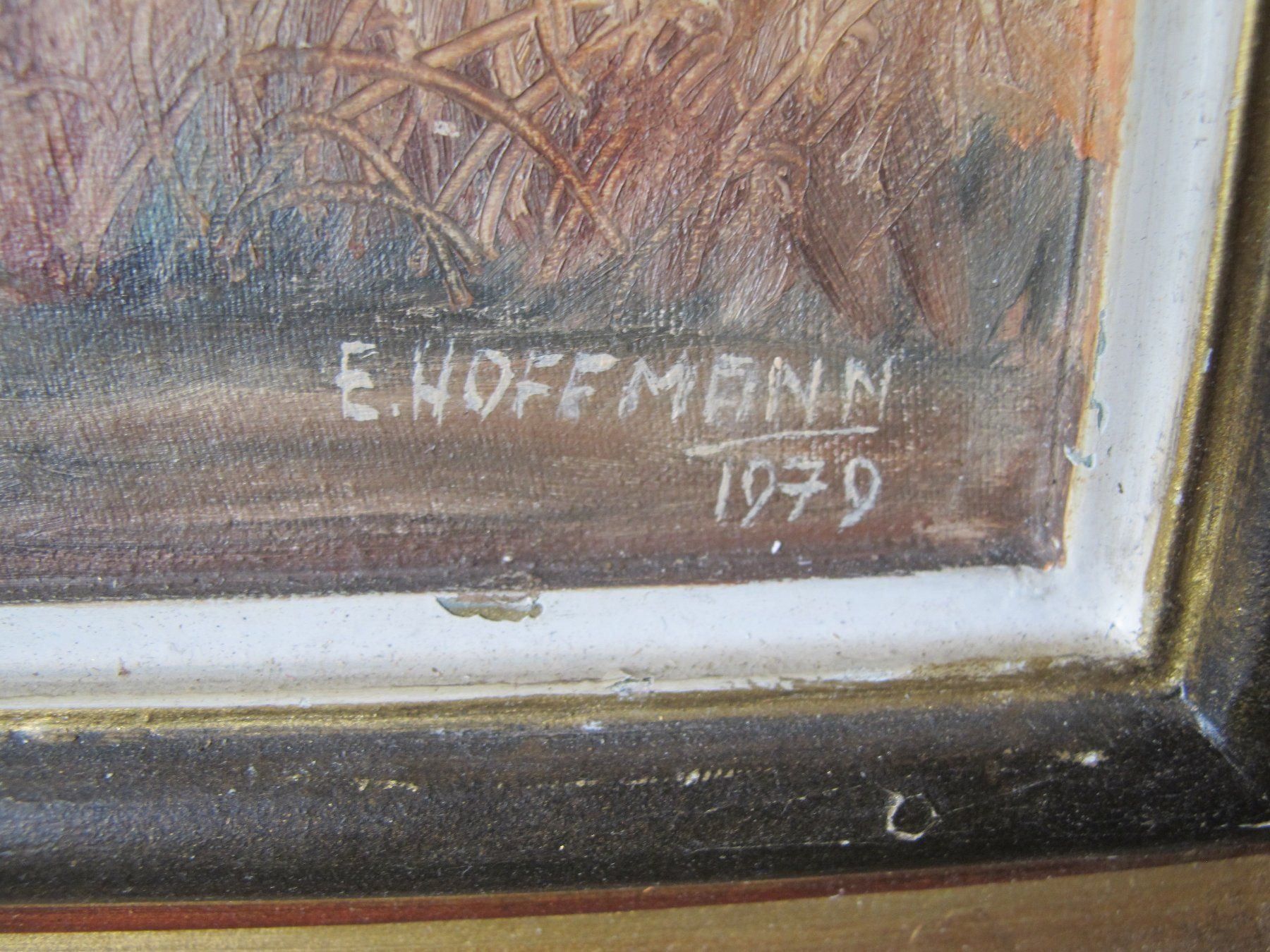 Dipinti: Oel Bild Auf Holz Maler E.Hoffmann Sig. – Usato da Altnau venduto da LinaAuktion 4