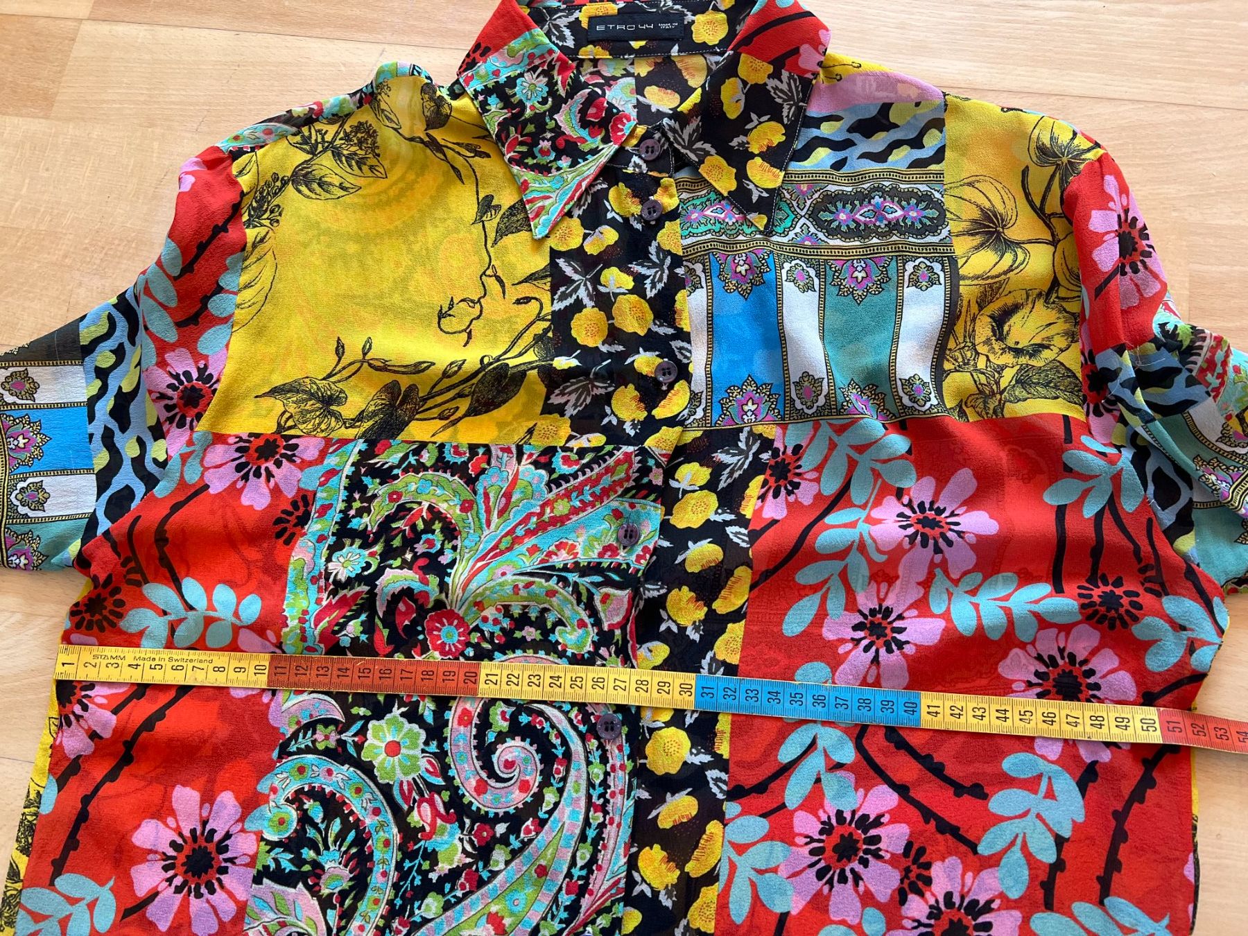 Etro Camicette: ETRO Milano Damen Bluse oder Kleid, 100% Seide, ca Gr. 38/40 – Usato da Worb venduto da farben20zauber 4