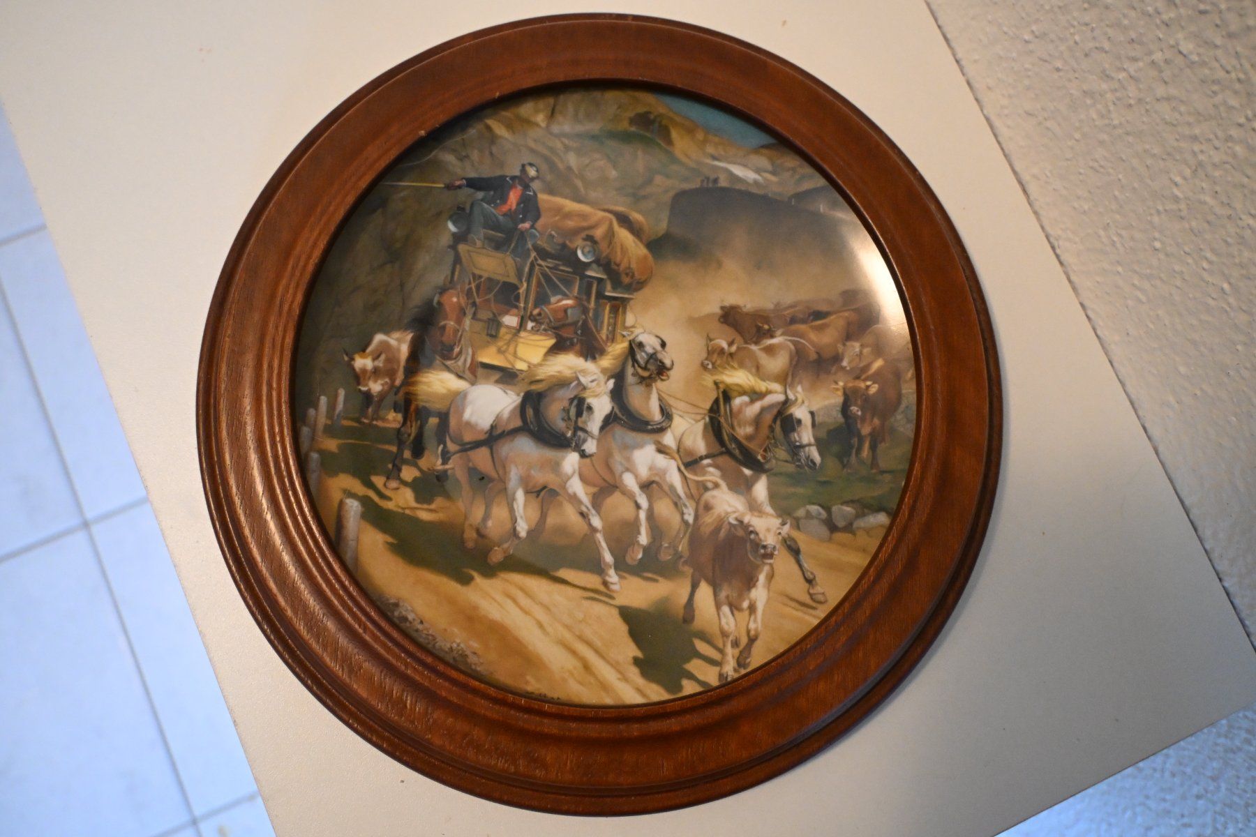 Assiettes: "Bradex" Teller "Die Gotthardpost" – Neuf (Voir description) à Opfikon par Unicki
