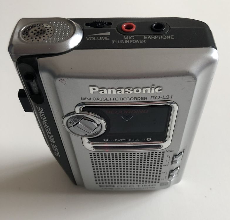 Walkman Panasonic gravador de cassete portátil RQ-L31 com microfone deslizante | Brasil