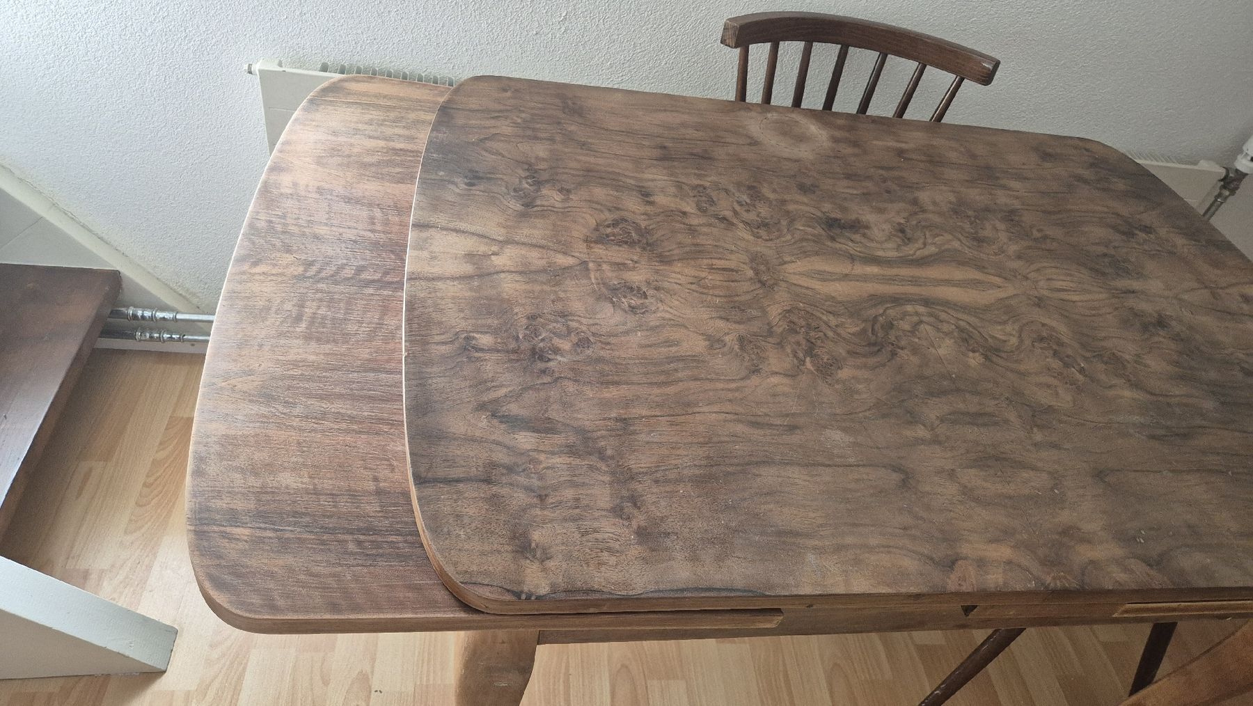 Set di tavolo e panche: Esstisch mit 4 Stühlen, Holz, vintage – Usato da Winterthur venduto da ann_7lxx 5