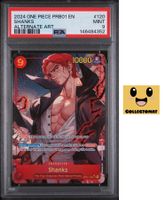 PSA 9 Shanks 2024 One Piece PRB01 #120 Alternate Art
