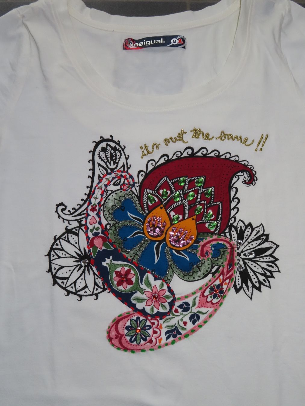 Desigual T-shirt: DESIGUAL wunderschönes Shirt/leichter Pulli Gr.M +++top+++ – Usato da Wallenried venduto da Asyano 2