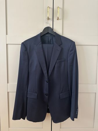 Costume Emporio Armani David Line – Taille 48 – Bleu marine