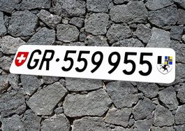 GR Autonummer/Kontrollschild