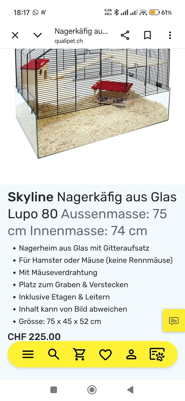 Gabbie, trasporto & Sicurezza: Nagetier Käfig  – Usato da Heiden venduto da Sunshine1504 2