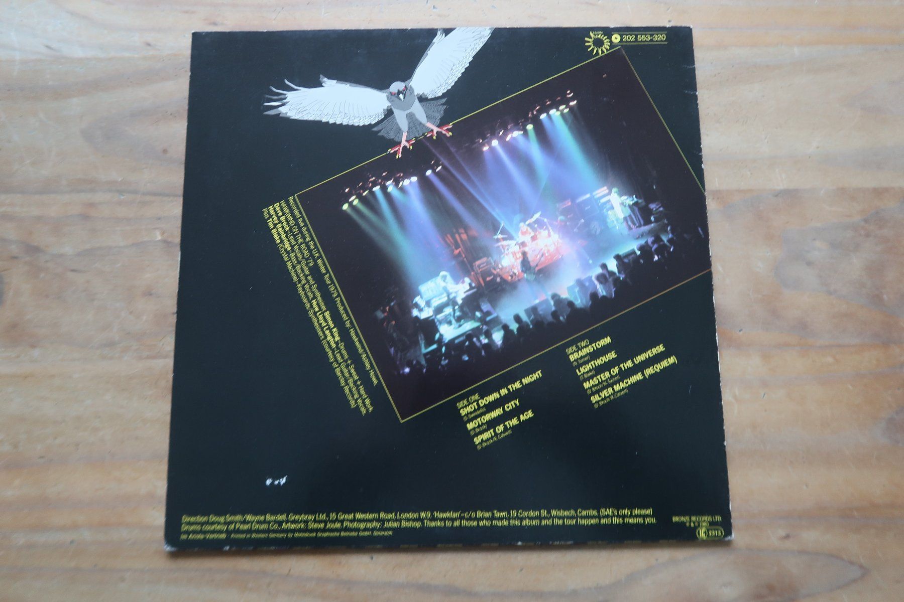 Dischi in vinile: HAWKWIND - LIVE SEVENTY NINE - 79 VINYL LP – Usato da Basel venduto da Patiscat 1