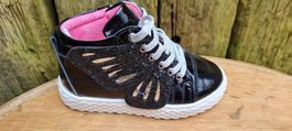 DENO Echtleder Schuhe 26 Neu Black(S102)
