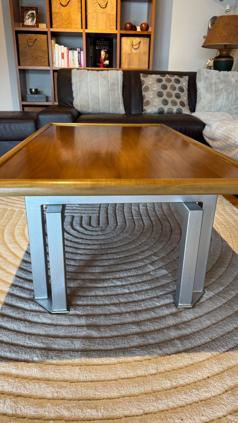 Tables: Table basse en bois et métal – D'occasion à Bulle par Math2601 1