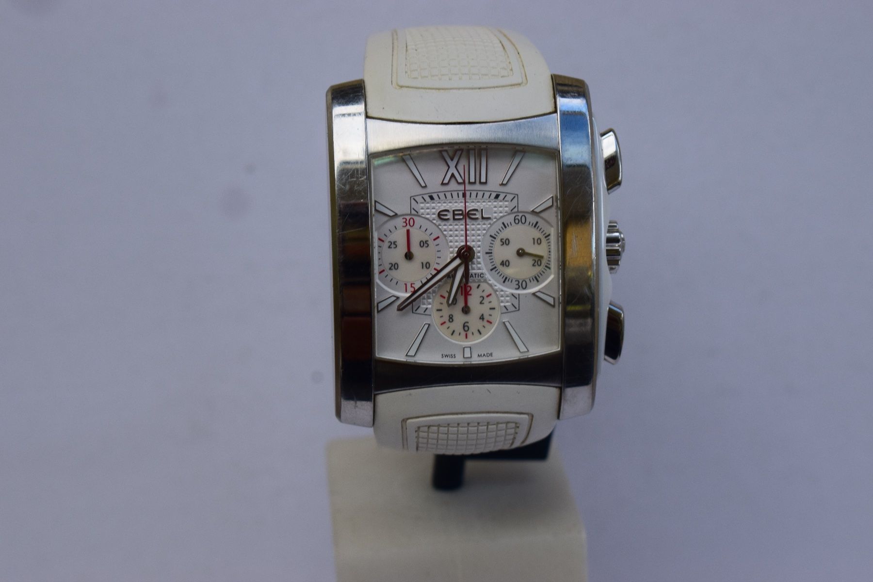 Ebel Uhren: Ebel Brasilia chronograph white dial full set – Neu und originalverpackt aus St-Légier-Chiésaz von Antichorloge