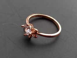 Vergoldet Ring, Grösse 8 (57)