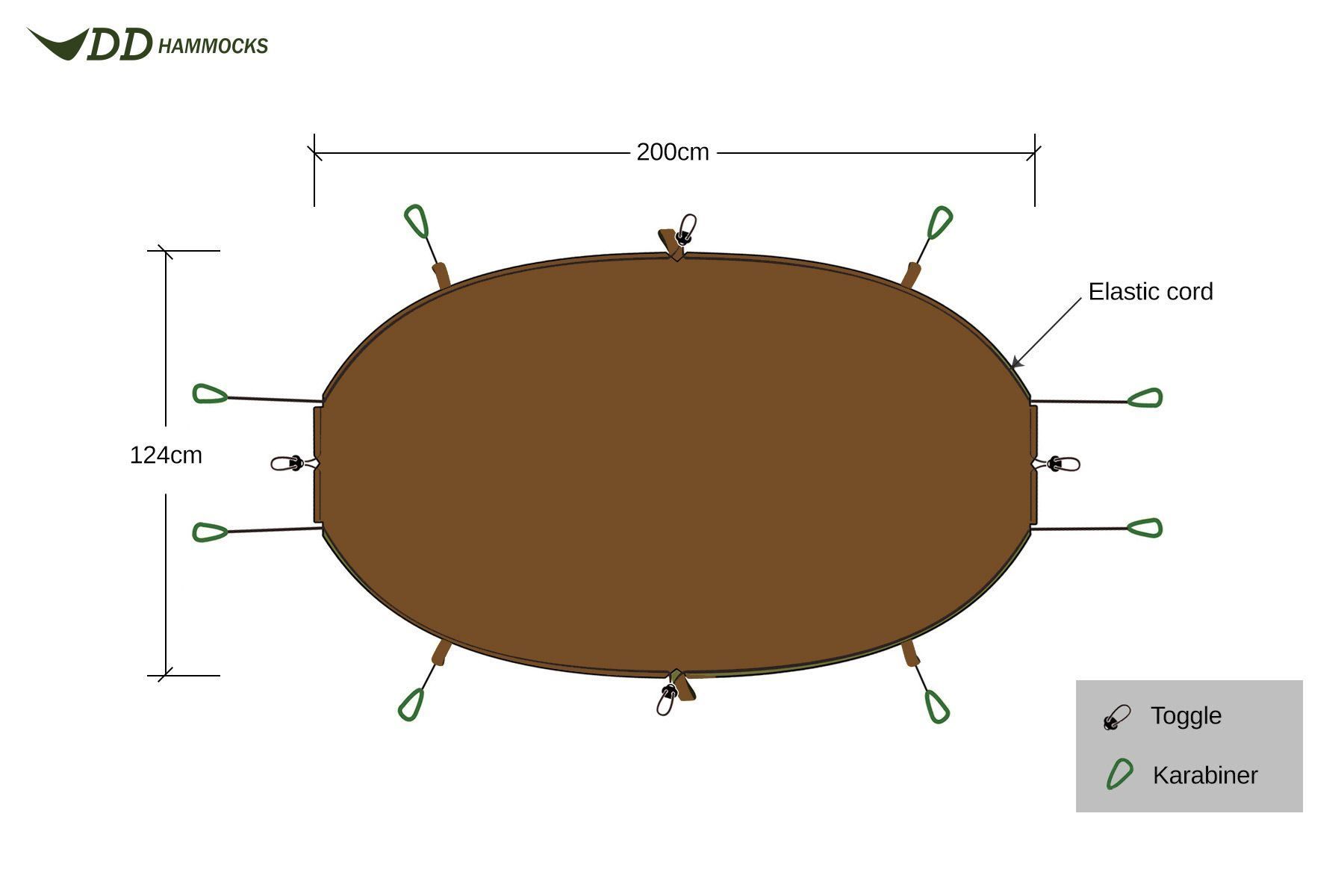 Coperte: DD Hammocks Underblanket coyote braun – Nuovo e nell'imballaggio originale da Tulln venduto da HaengemattenShop 3