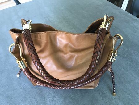 Michael Kors - sac à main en cuir couleur Camel