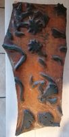 Antikes Stoffmodel - Druckmodel - Stoff - Druck 46 x 24  cm