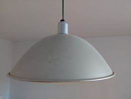 4 Retro Hängelampen Metall silberfarben, Industrielook