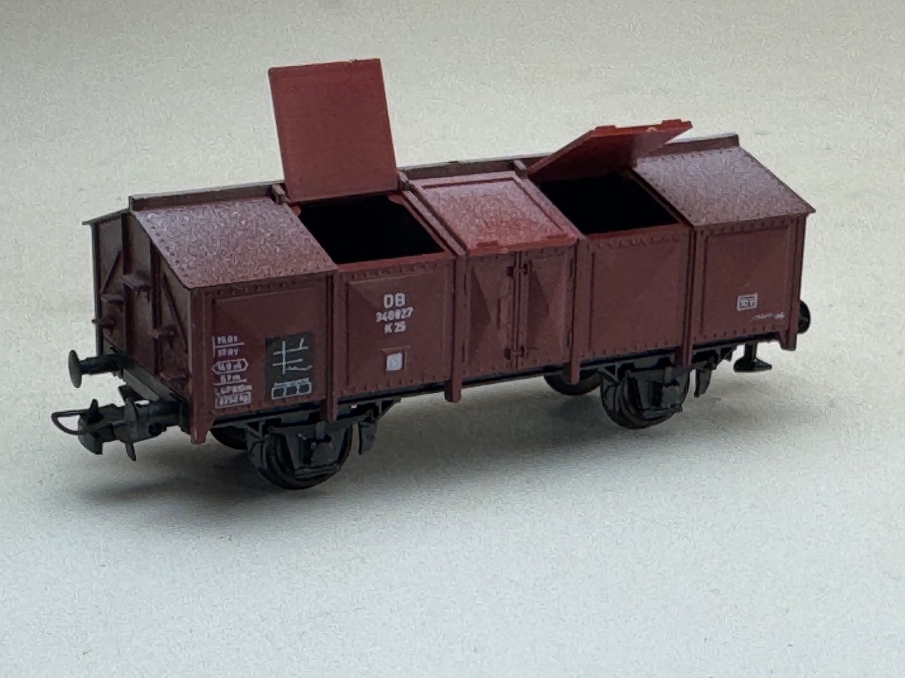 Roco Trains électriques: EB- Roco Klappdeckel  Güterwagen DB – D'occasion à Elm par Wikmtz 1
