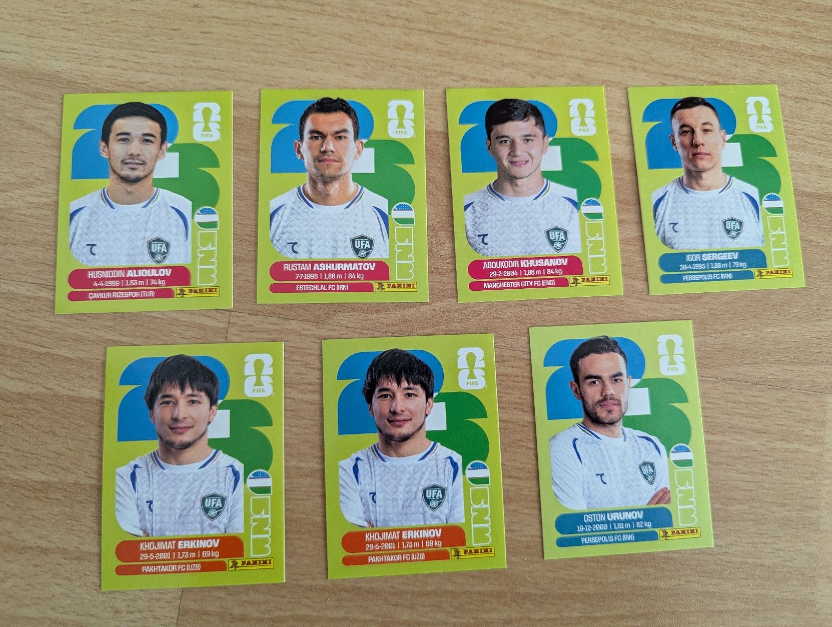 Panini Carte collezionabili: Panini WM 2026 verschiedene Bilder UZB – Nuovo (secondo la descrizione) da Horgen venduto da Danosh17