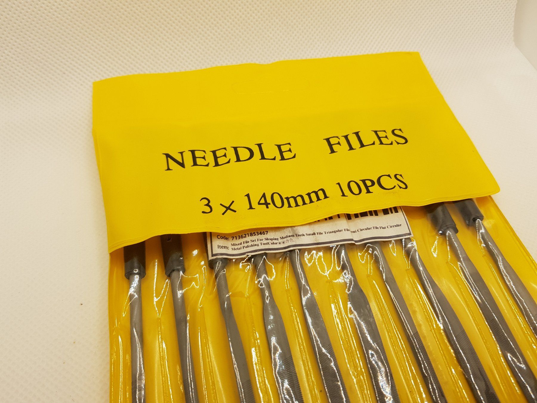 Alle Werkzeuge: Nadel-Feilen Set 140x3mm 10Stk. – Neu und originalverpackt aus Gossau SG von Puch-tech