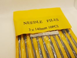 Nadel-Feilen Set 140x3mm 10Stk.
