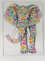 Handgemaltes Original-Gemälde „Sanftmütiger Elefant“ 🐘