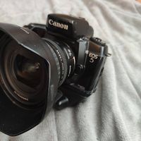 Canon EOS 5 argentique avec 4 objectifs 