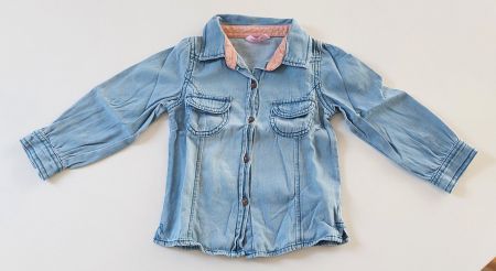JEANSHEMD  |  HEMA  |  Grösse 92 | Jeansblau