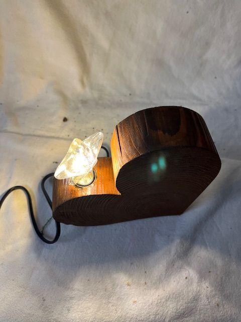 Lampade: Holzlampe Deko Herz 230V self Made – Nuovo (secondo la descrizione) da Naters venduto da juveman 2