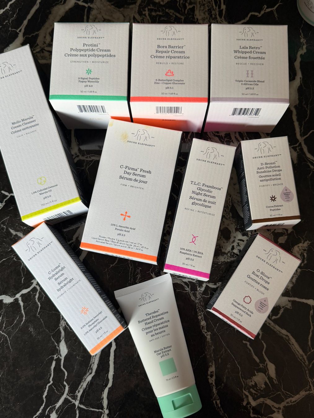 Cura del viso: Drunk Elephant Coffret Complet | 10 Produits Visage & Corps – Nuovo (secondo la descrizione) da Grand-Lancy venduto da art_6bhc