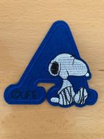 Snoopy + Buchstabe A Patch Sticker Aufnaher