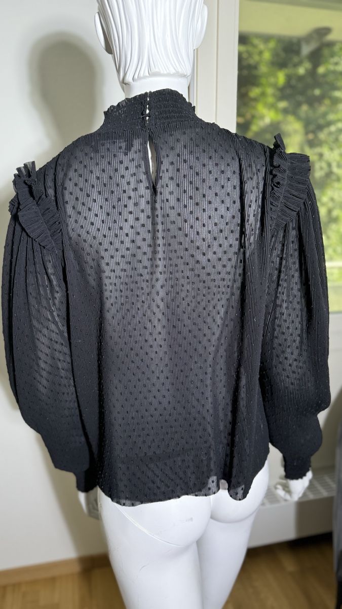 Kooples Camicette: The Kooples Paris | schwarze Bluse | Gr S – Usato da Kilchberg ZH venduto da nad_6dwp 2