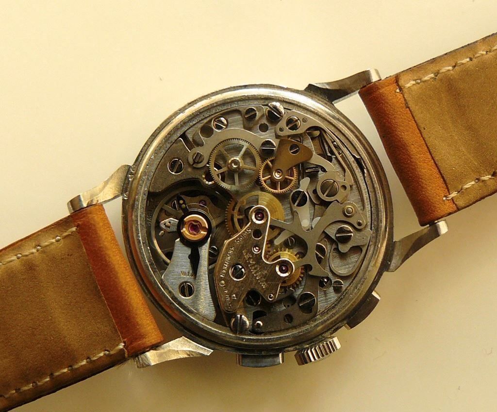 Lemania Uhren: LEMANIA Chrono Cal 1872 - ø 32 mm 1969 - Stahl - Handaufzug – Gebraucht aus Appenzell von Zimiuno 7