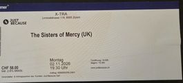 The Sisters of Mercy (UK) Zurich 02.11.2026