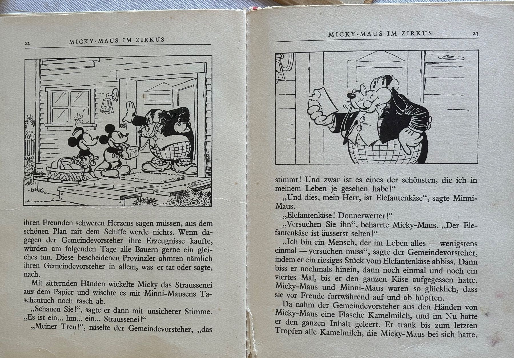 BD: Walt Disney, Micky Maus, Pop-up-Kinderbuch, 1936, EA, Comics – D'occasion à Frauenfeld par Merk52 7