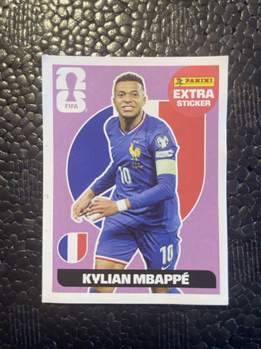 Panini Carte collezionabili: Extra Sticker  Kilian Mbappé   WM26 – Nuovo e nell'imballaggio originale da Winterthur venduto da Urban84