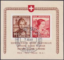 1941, J98I+J99I tadelloser Pro JUVENTUTE BLOCK, Kat: 500.-