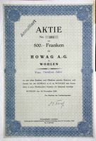 Howag AG Wohlen - 1939