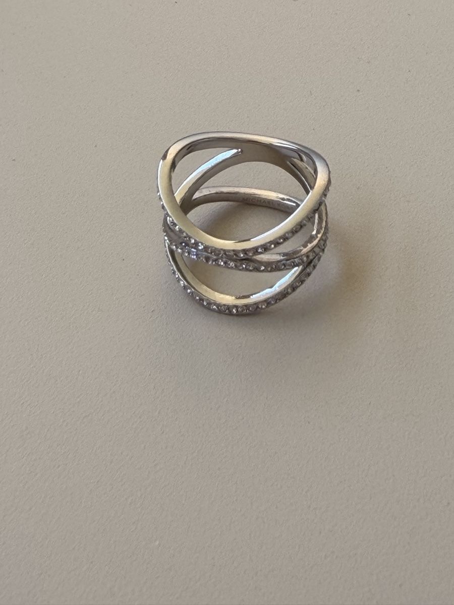 Michael Kors Anelli: Ring silver-coloured with stones size 7 – Usato da Zürich venduto da Dory84 4
