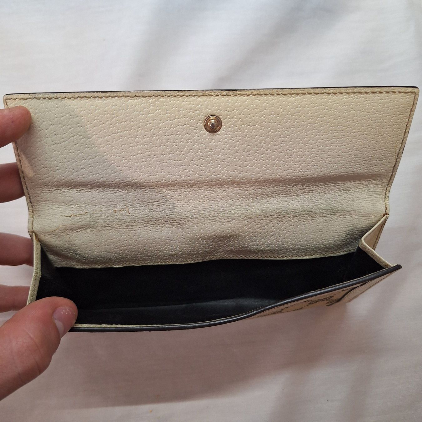 Gucci Portamonete: GUCCI GG LOGO WALLET / CANVAS BEIGE – Usato da Kilchberg ZH venduto da mrmame 2