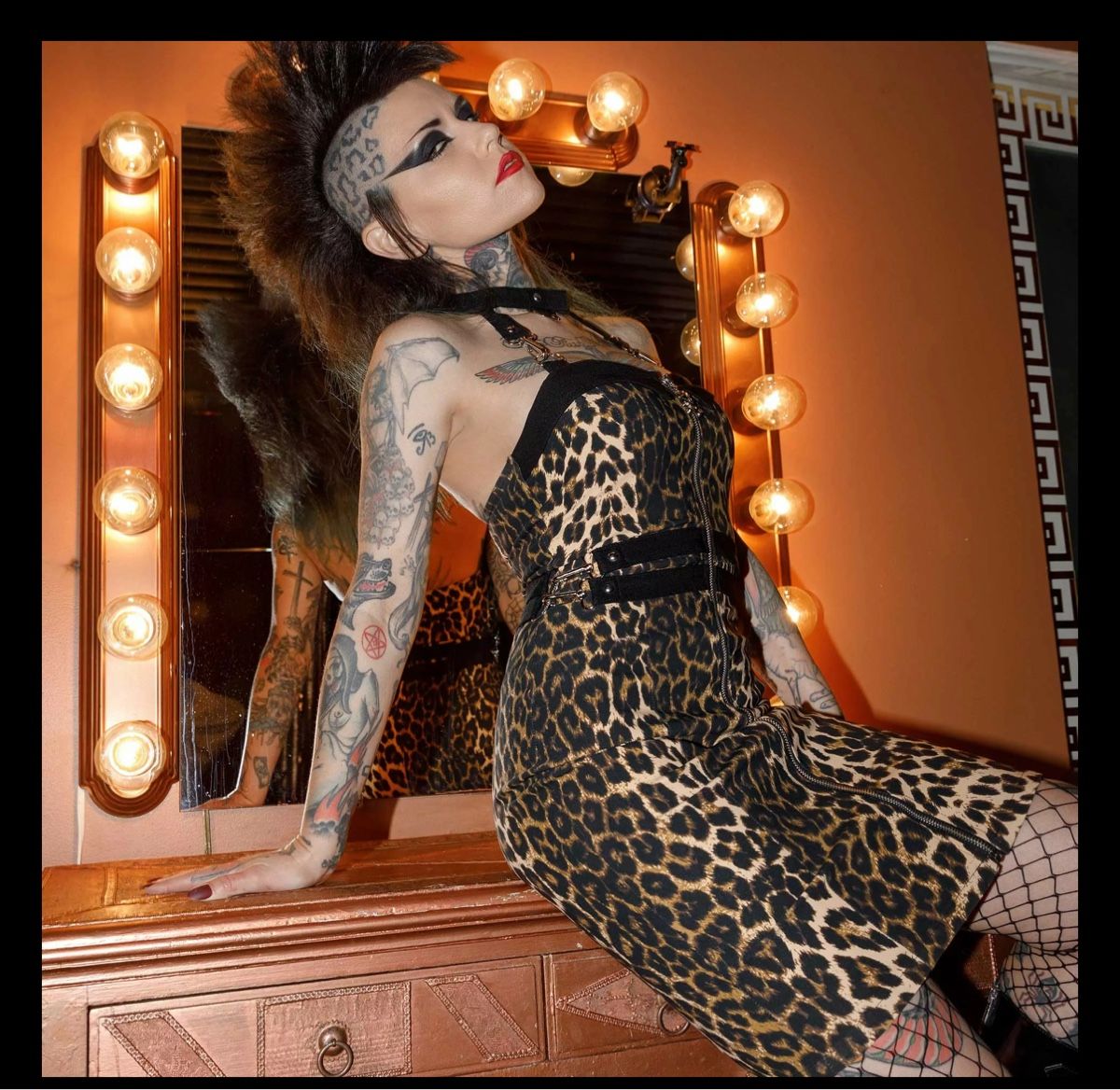 Killstar Robes: Killstar Leopard Print Mini Dress – Neuf avec emballage d'origine à Winterthur par dylansean 1
